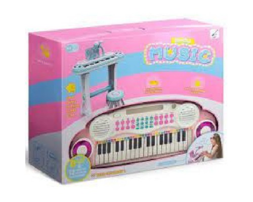 Дитяче Піаніно Синтезатор зі стільчиком і мікрофоном (860)