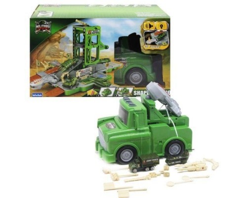 Гараж парковка машина с запуском, Звук, свет (7001)