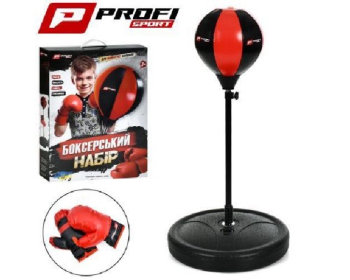 Дитячий Боксерський набір MS 0331 Груша, рукавички, на стійці 90 -110 см.
