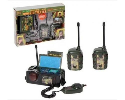 Ігровий набір Військова Рація 2 шт, станція, на батарейках (4988)