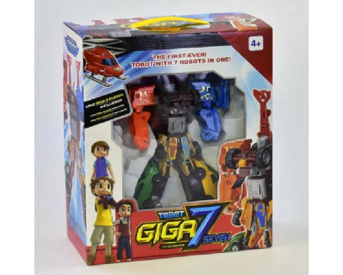Робот-трансформер Тобот Гига 7 машинок (528)
