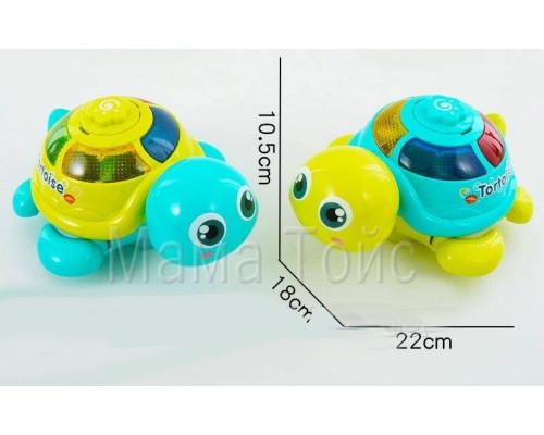 Музыкальная игрушка для малышей Черепаха, несет яйца (0622)