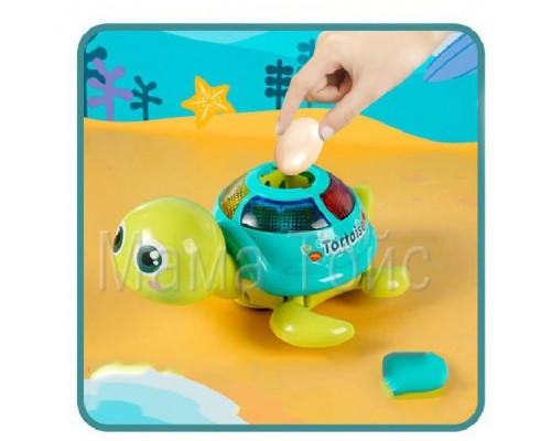 Музыкальная игрушка для малышей Черепаха, несет яйца (0622)