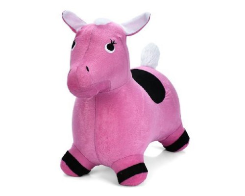 Надувной Прыгунок в текстильном чехле, Ослик/ лошадка. 3 вида (4688)