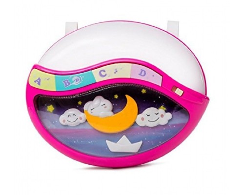 Дитячий музичний нічник Підвіска Зайчик на Місяці