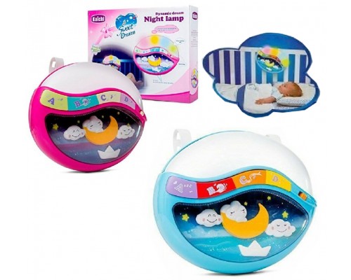 Дитячий музичний нічник Підвіска Зайчик на Місяці