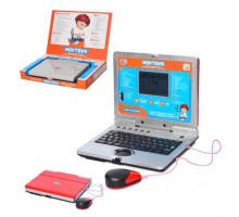 Дитячий іграшковий ноутбук три мови, 2 кольори (7073)