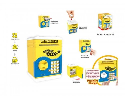 Іграшковий сейф скарбничка з кодовим замком (66069)