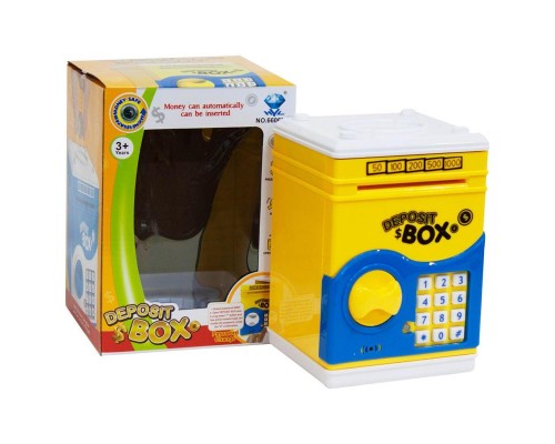 Іграшковий сейф скарбничка з кодовим замком (66069)