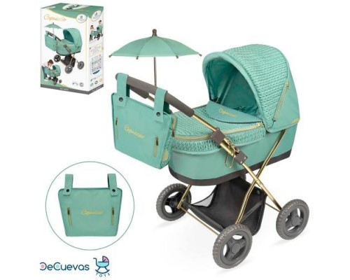 Коляска для ляльок Класична, з сумкою та Парасолькою De Cuevas Capriccio (85073)