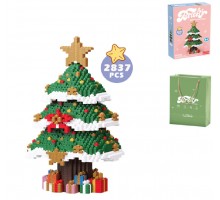 Новорічний конструктор Ялинка 2837 деталей (0109)
