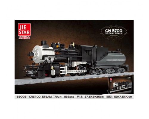 Конструктор Залізниця. Легендарний Паровоз GWR CN5700, 1136 деталей (59003)
