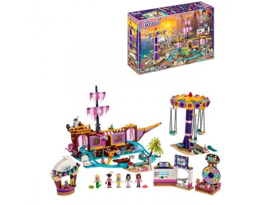 Конструктор для дівчинки "Прибережний парк розваг" Подружки, 1266 деталей (11381)