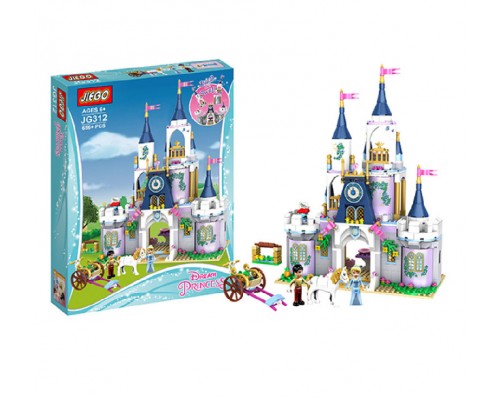 Конструктор для дівчинки Замок - Палац Принцеси 656 деталей (312)