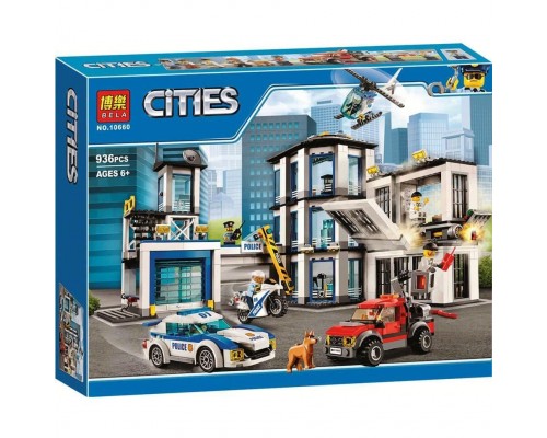 Конструктор Поліцейська ділянка 936 деталей (10660)