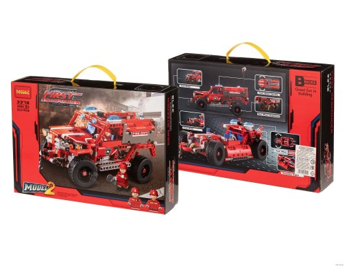 Конструктор Пожежна машина 2 види Техніки 523 деталі (3375)