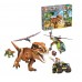 Конструктор Динозаври Юрського періоду. Погоня Тиранозавра Ті-Рекса 319 деталей (3720)