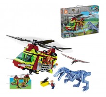 Конструктор Динозаври "Напад баріонікса на вертоліт" 585 деталей (3722)