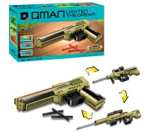 Конструктор Пістолет 202 деталі 3 в 1 Qman 4802