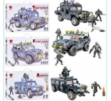 Конструктор военный Джип S.W.A.T. 3 вида 689/783/736 деталей (792)