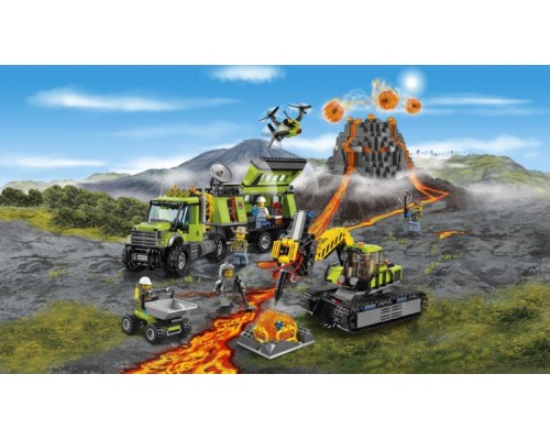 Конструктор Исследователи вулкана 860 деталей (10641)
