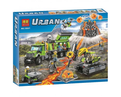 Конструктор Исследователи вулкана 860 деталей (10641)