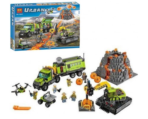 Конструктор Исследователи вулкана 860 деталей (10641)