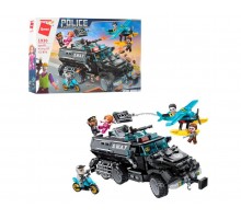 Конструктор Поліцейський броньовик S.W.A.T 969 деталей Qman 1930