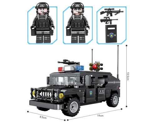 Конструктор Поліція Джип Хаммер спецназ 431 деталь (67288)