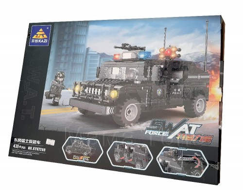 Конструктор Поліція Джип Хаммер спецназ 431 деталь (67288)