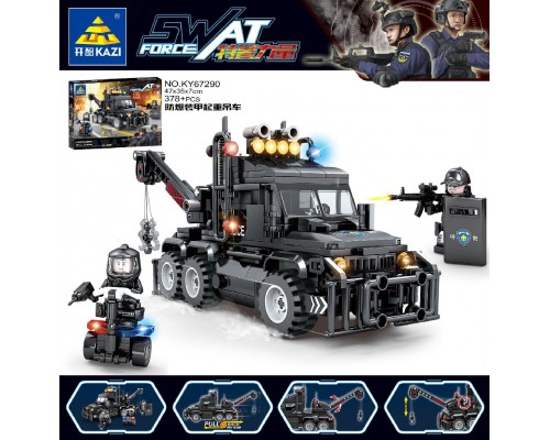 Конструктор Поліція, Вантажівка тягач 378 деталей (67290)