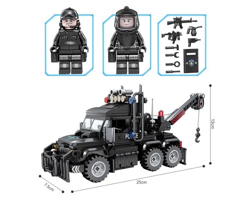 Конструктор Поліція, Вантажівка тягач 378 деталей (67290)