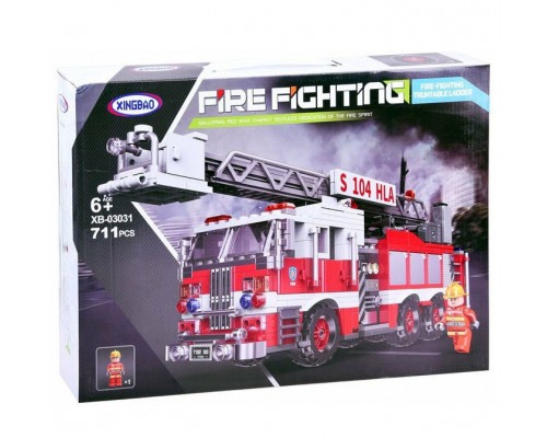 Конструктор Пожежна машина з люлькою 711 деталей (03031)