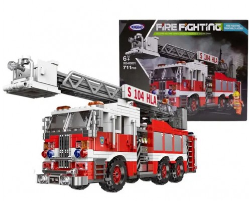 Конструктор Пожежна машина з люлькою 711 деталей (03031)