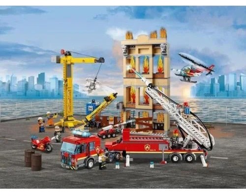 Конструктор Пожарная станция 985 деталей (11216)