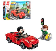 Конструктор Qman 1131 місто, машина, світлофор, фігурки, 158 деталей