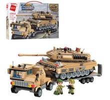 Конструктор Qman 22015 Тягач військового танка 829 деталей
