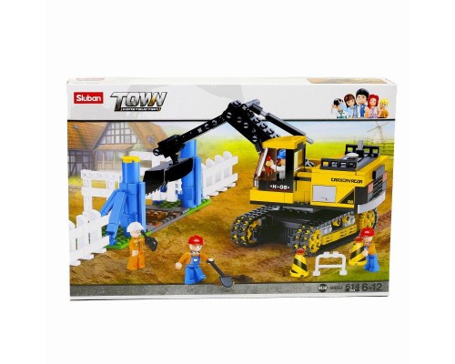 Конструктор Sluban Екскаватор Місто 614 деталей (0551)