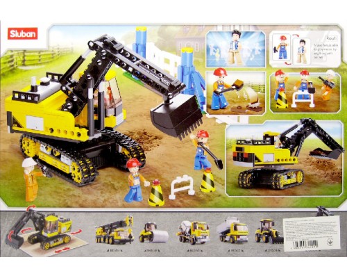 Конструктор Sluban Екскаватор Місто 614 деталей (0551)