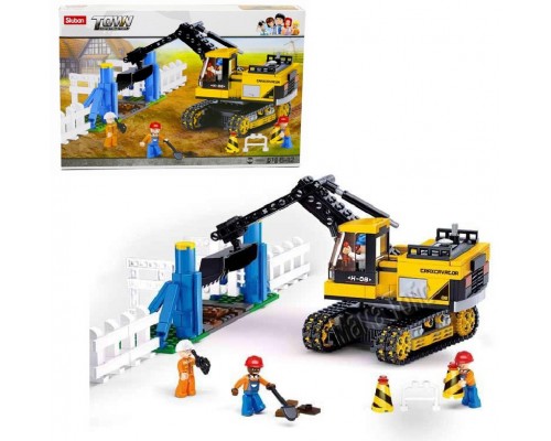 Конструктор Sluban Екскаватор Місто 614 деталей (0551)