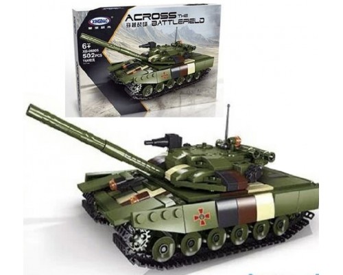 Конструктор Военный танк T-34 (502 детали) XingBao XB-06805