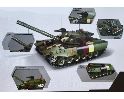 Конструктор Военный танк T-34 (502 детали) XingBao XB-06805