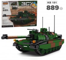 Конструктор Военный танк ЗСУ 889 деталей (181)