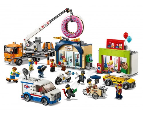 Конструктор магазин пончиков 848 деталей (11392)