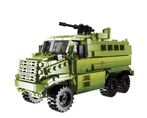 Конструктор военный Броневик ЗСУ 481 деталь (06801)