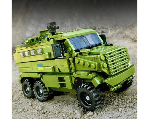 Конструктор военный Броневик ЗСУ 481 деталь (06801)