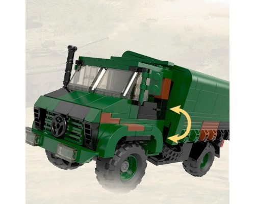 Конструктор военный Грузовик 411 деталей (06044)