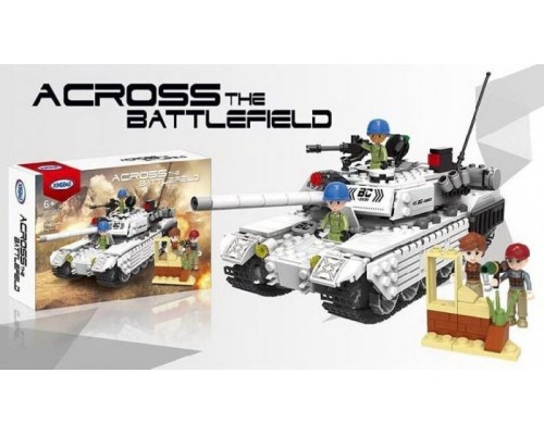 Конструктор военный Танк 635 деталей (50019)