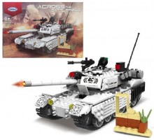 Конструктор военный Танк 635 деталей (50019)