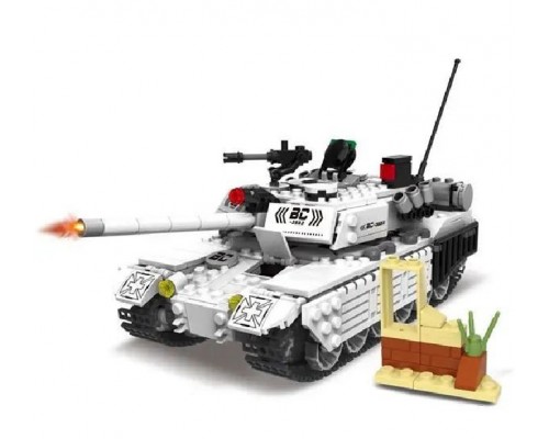 Конструктор военный Танк 635 деталей (50019)